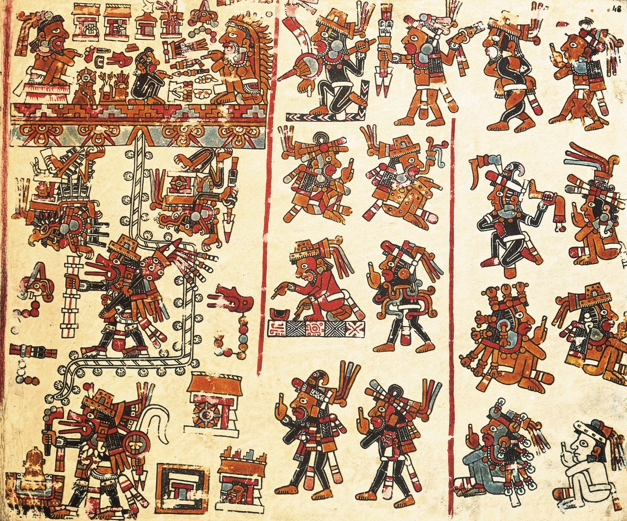 Codex Vindobonensis Mexicanus door Mixtec Mixtec