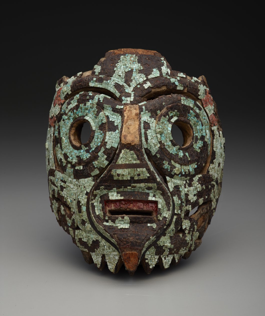 Masker, mogelijk van Tlaloc, ca. 1350-1521 door Mixtec Mixtec