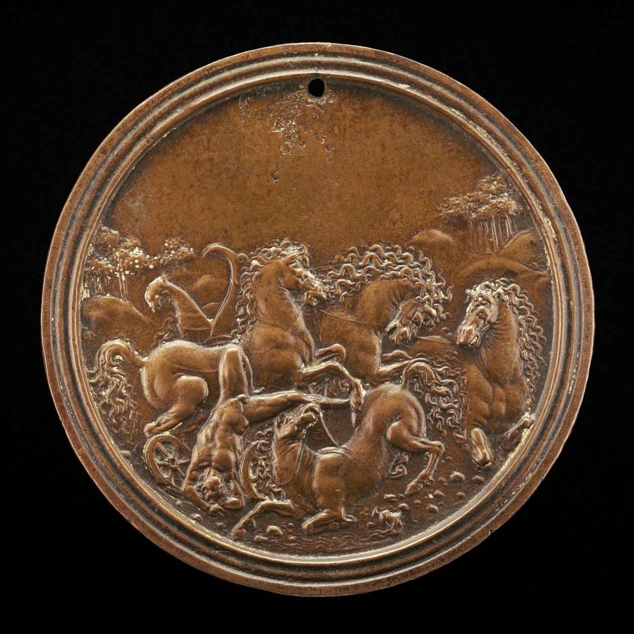 De dood van Hippolytus door Moderno