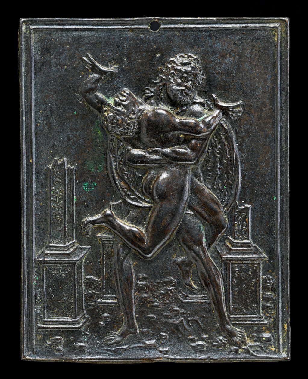 Hercules en Antaeus door Moderno