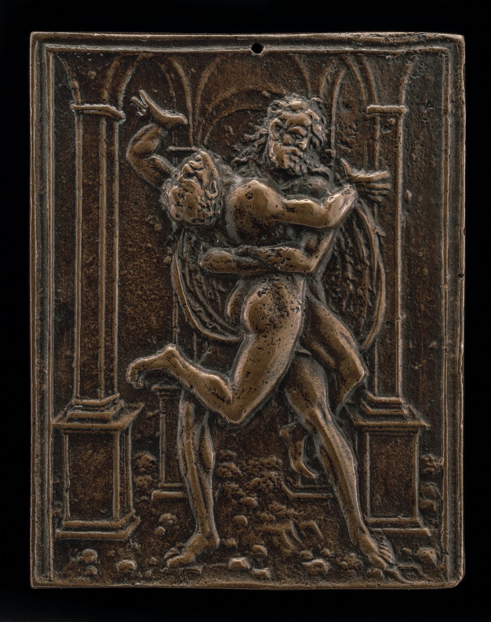 Hercules en Antaeus door Moderno