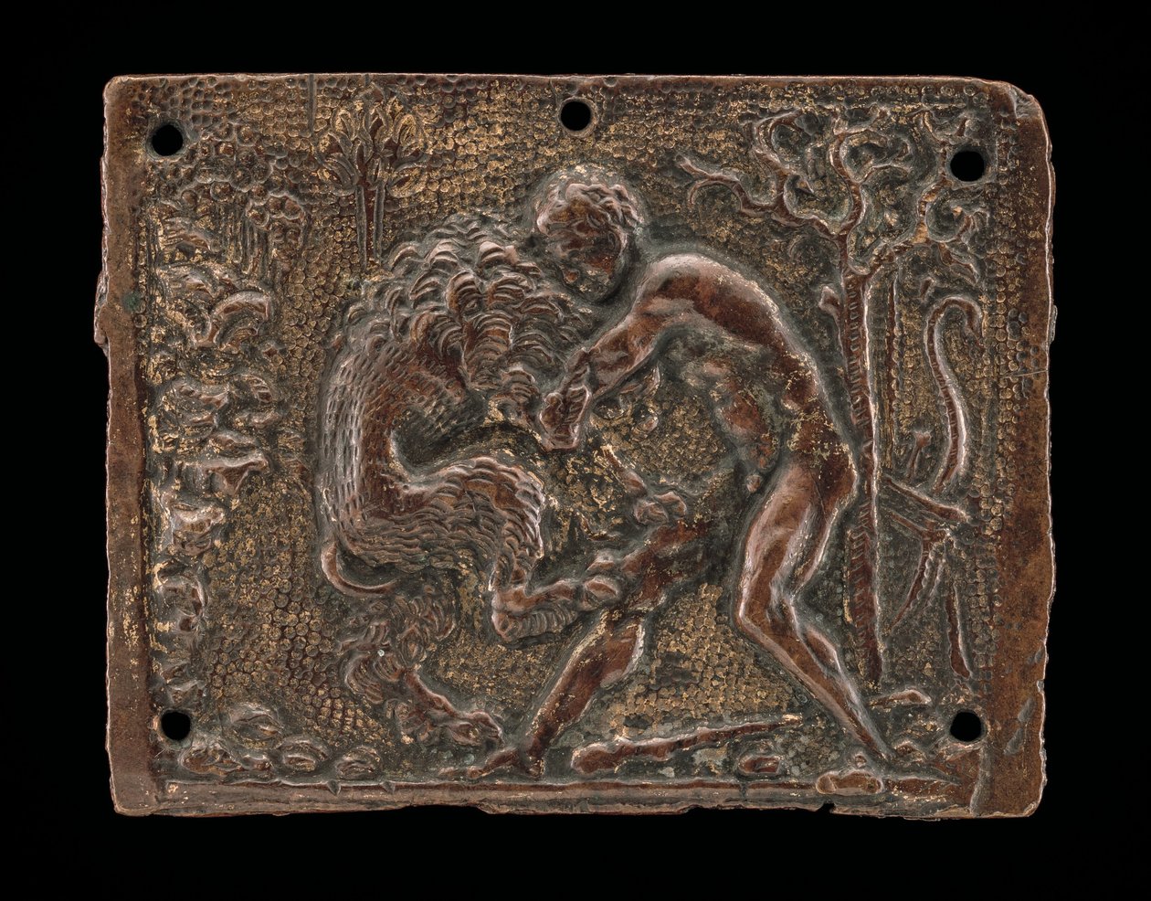 Hercules en de Nemeïsche leeuw door Moderno