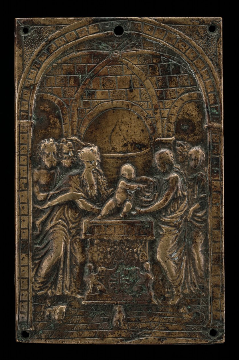 De presentatie van Jezus in de tempel door Moderno