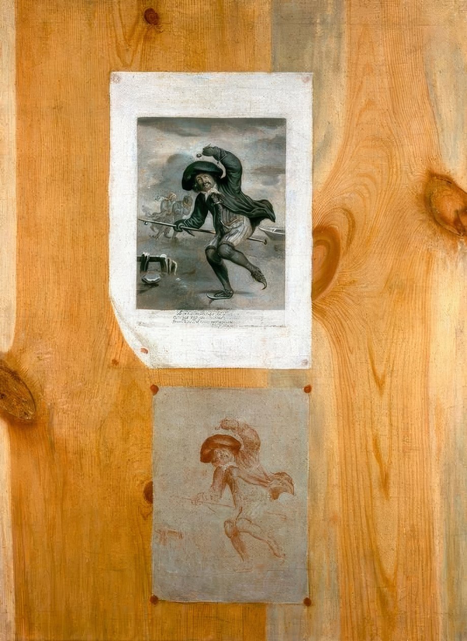 M.Eccardt, Trompe l’oeil door Modestin Eccardt