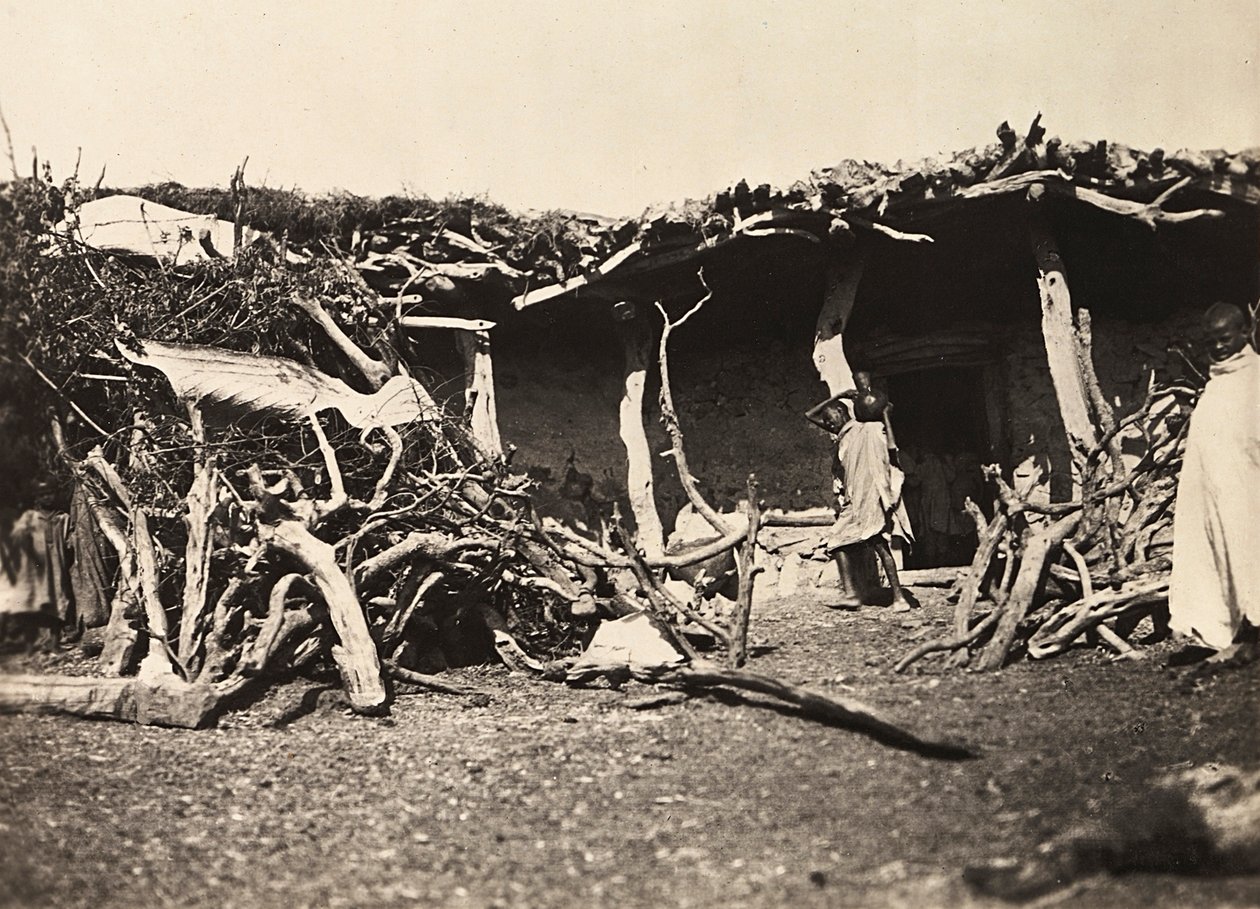 Het bouwen van een rijk in het fascistische tijdperk: Abessijnse hut, 09/05/1936 door Modestino Baldinetti