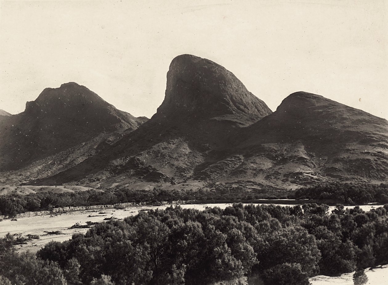 Het bouwen van een rijk in het fascistische tijdperk: bergketen in de vorm van een menselijk profiel, 09/05/1936 door Modestino Baldinetti