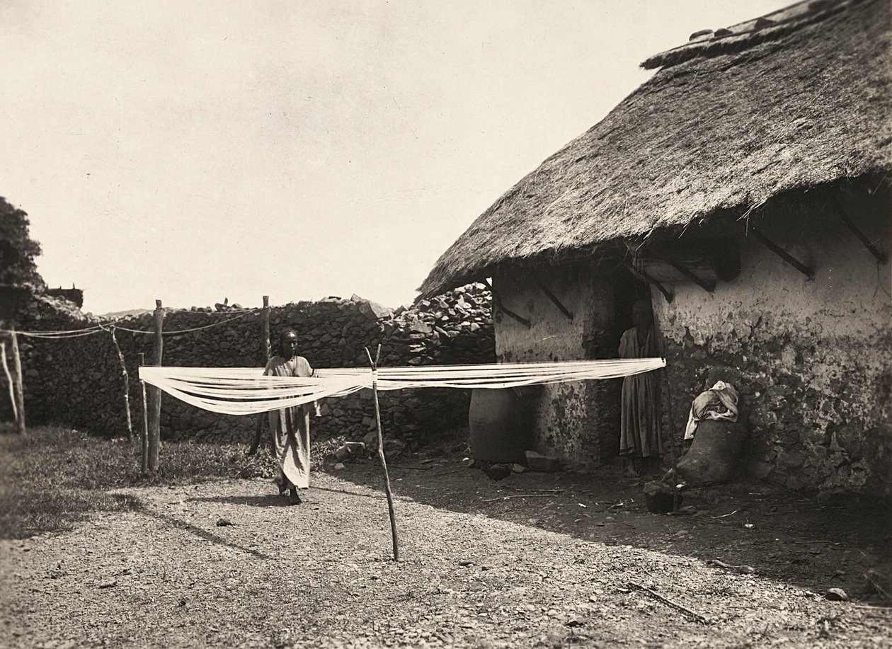 Voorbereidingen voor het weven, 09/05/1936 door Modestino Baldinetti