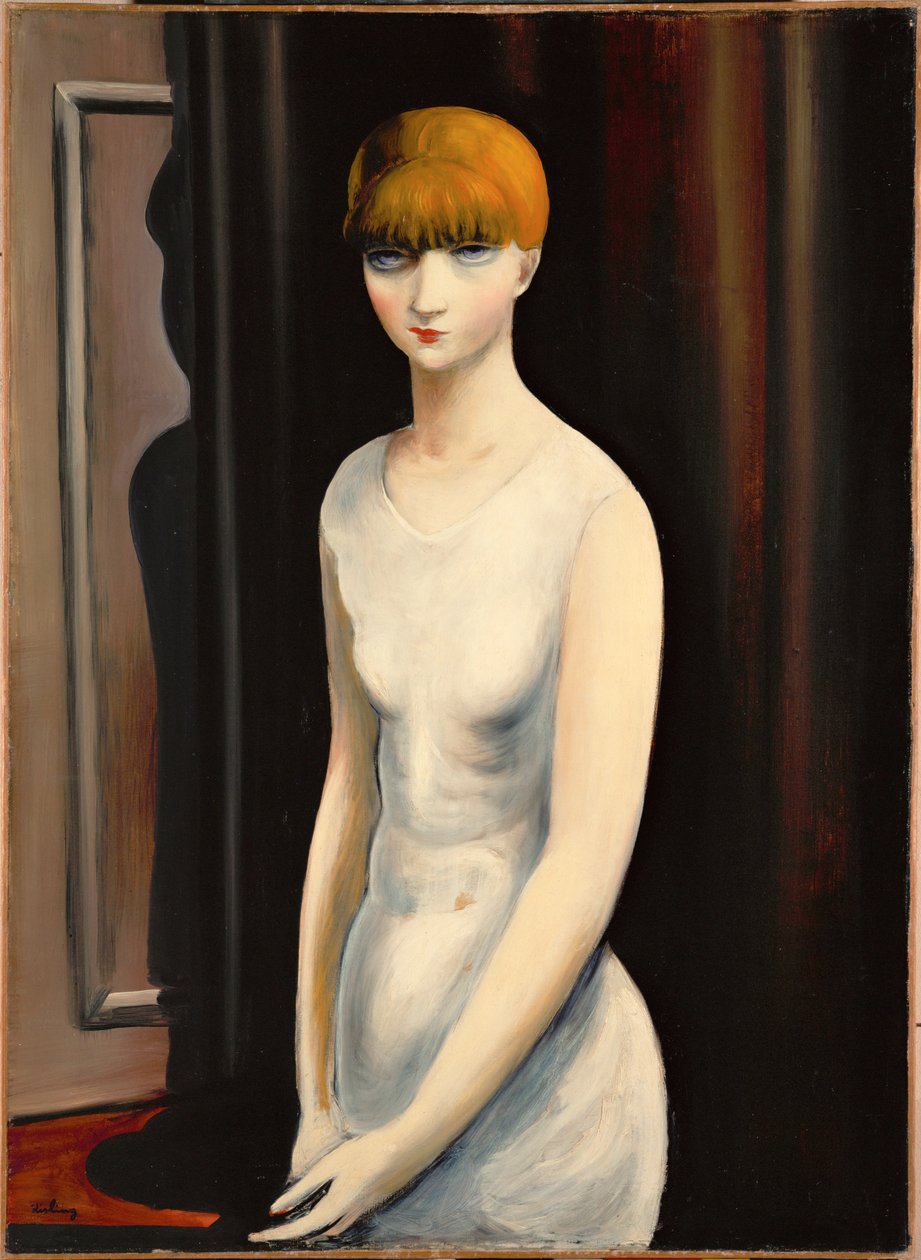 Portret van Kiki de Montparnasse (olieverf op doek) door Moise Kisling