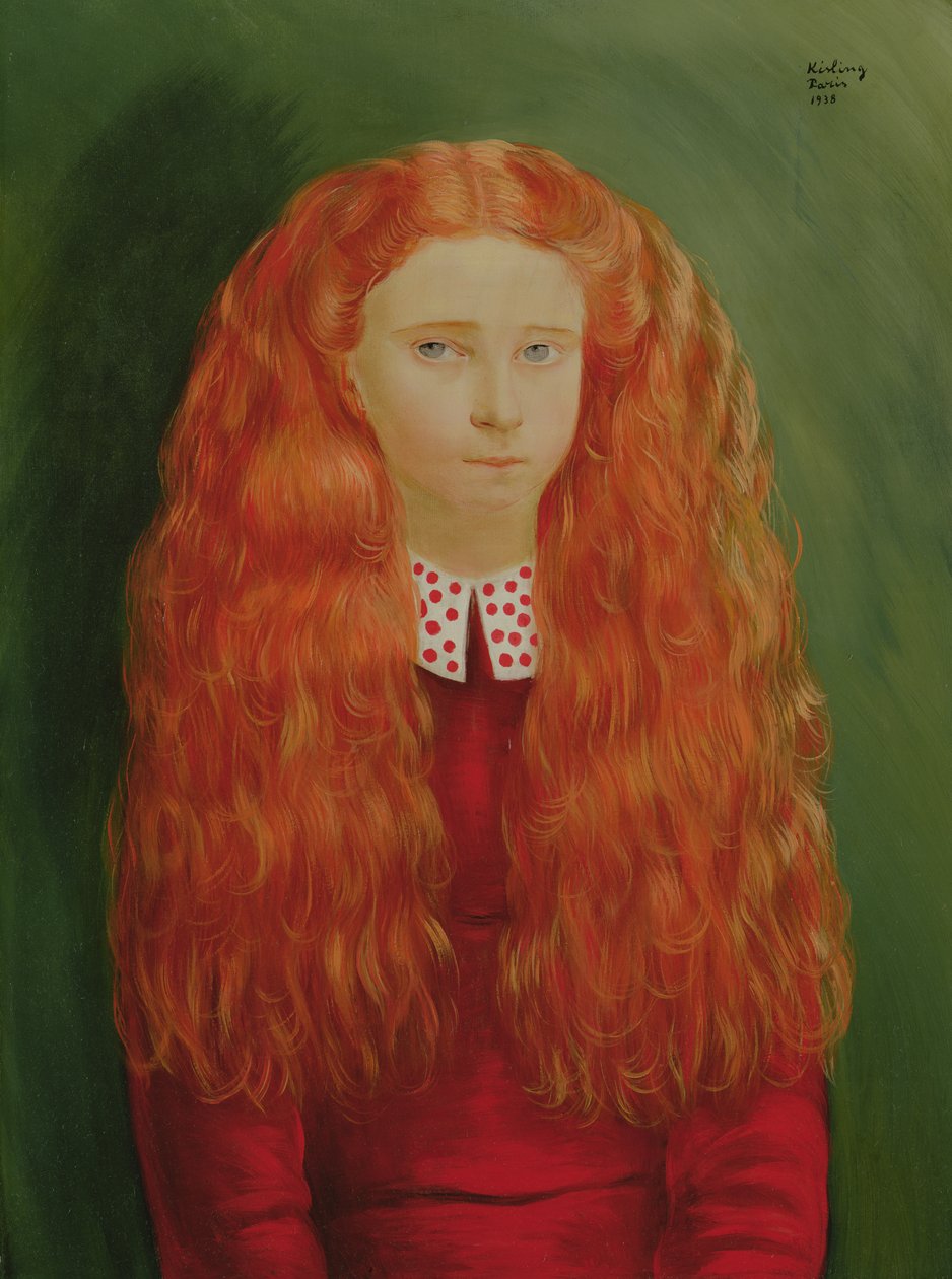 Portret van Rosine Fels door Moise Kisling