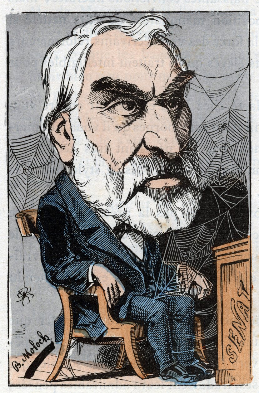 Eugene Pelletan (1813-1884), Franse literaire journalist en politicus in 