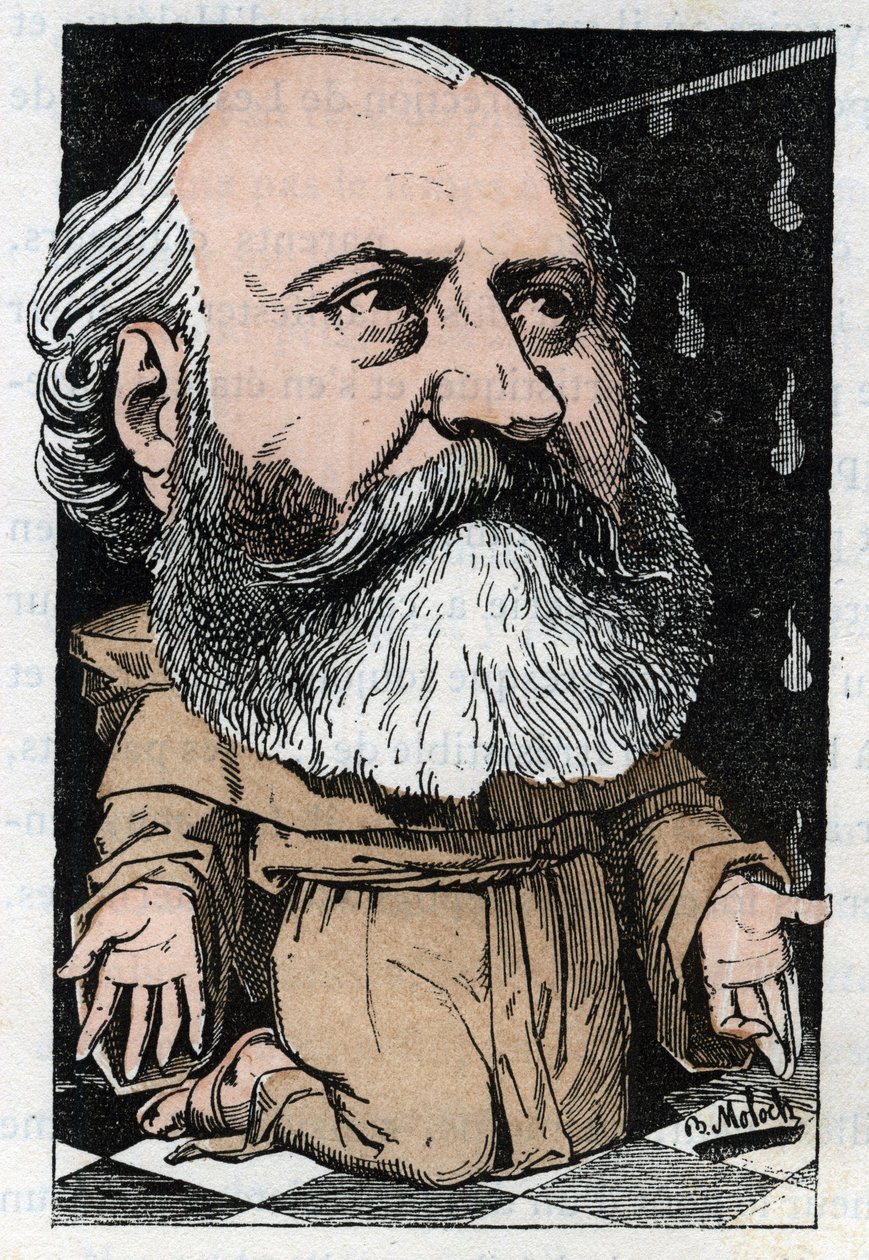 Portret van Charles Gounod (1818-1893), Franse componist in 
