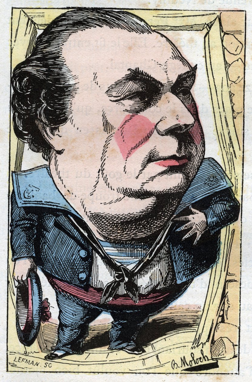 Portret van Francois Dumaine (1831-1893), Franse komiek door Moloch