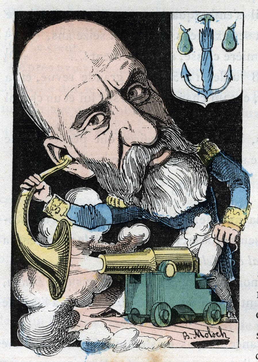 Portret van Francois Ferdinand Philippe, Prins van Joinville (1818-1900) door Moloch