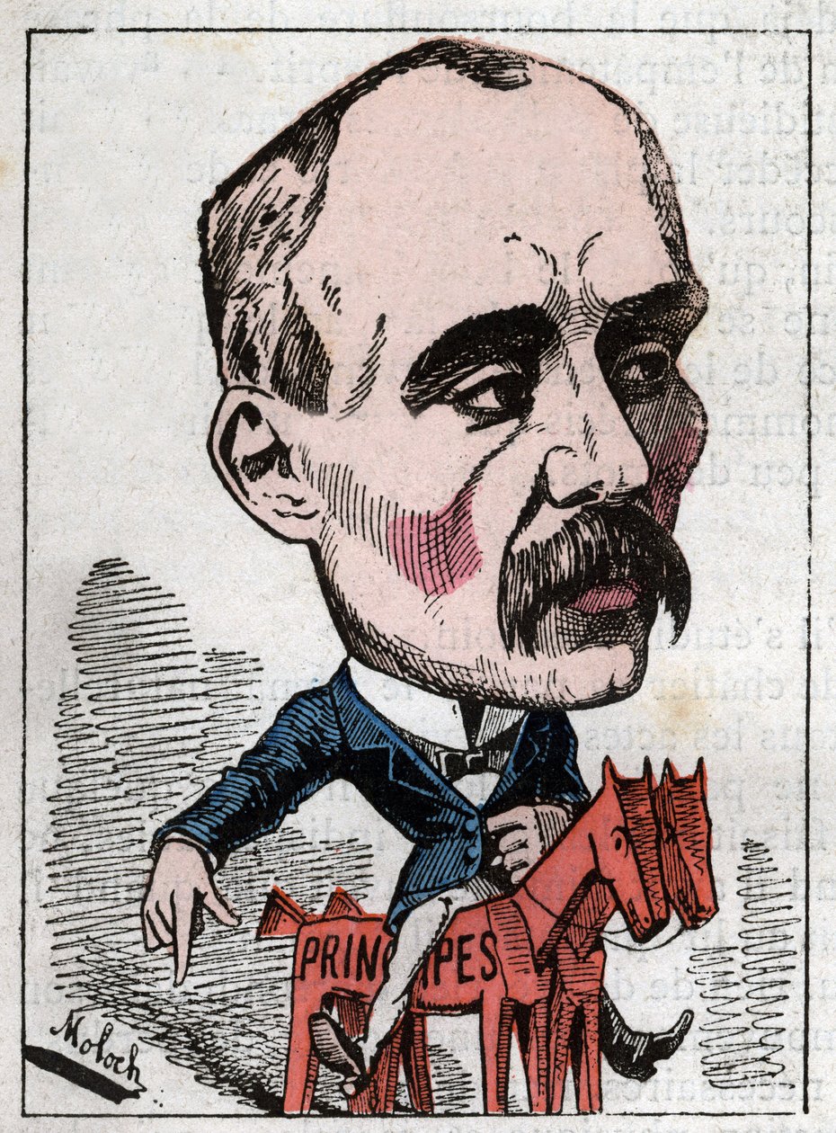 Portret van Georges Clemenceau (1841-1929) politicus in 