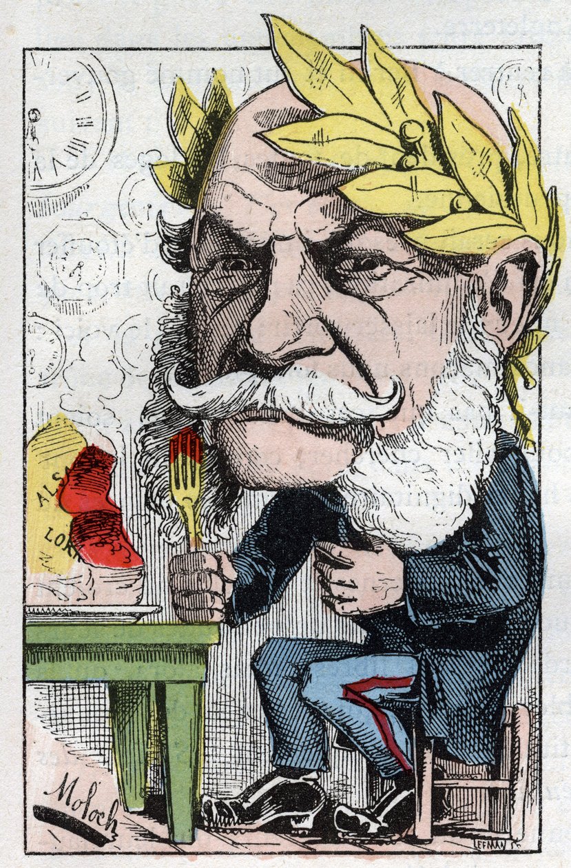 Portret van Willem I (1797-1888), koning van Pruisen en keizer van Duitsland in 