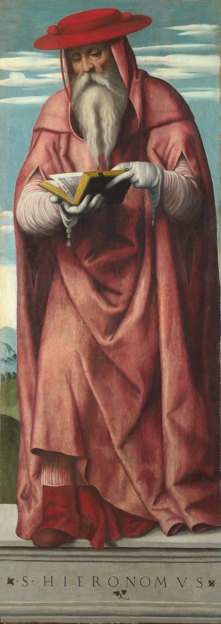 Heilige Jeroen door Moretto da Brescia