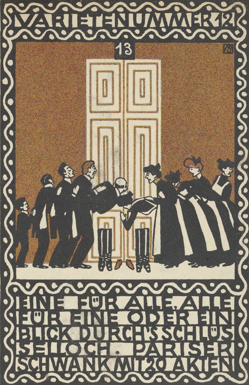 Varieté Act 12: Eén voor allen, allen voor één of een glimp door het sleutelgat door Moritz Jung