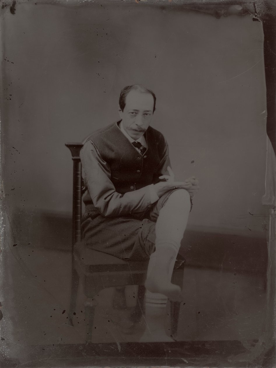 Portret van John La Farge door Moritz Statfeld