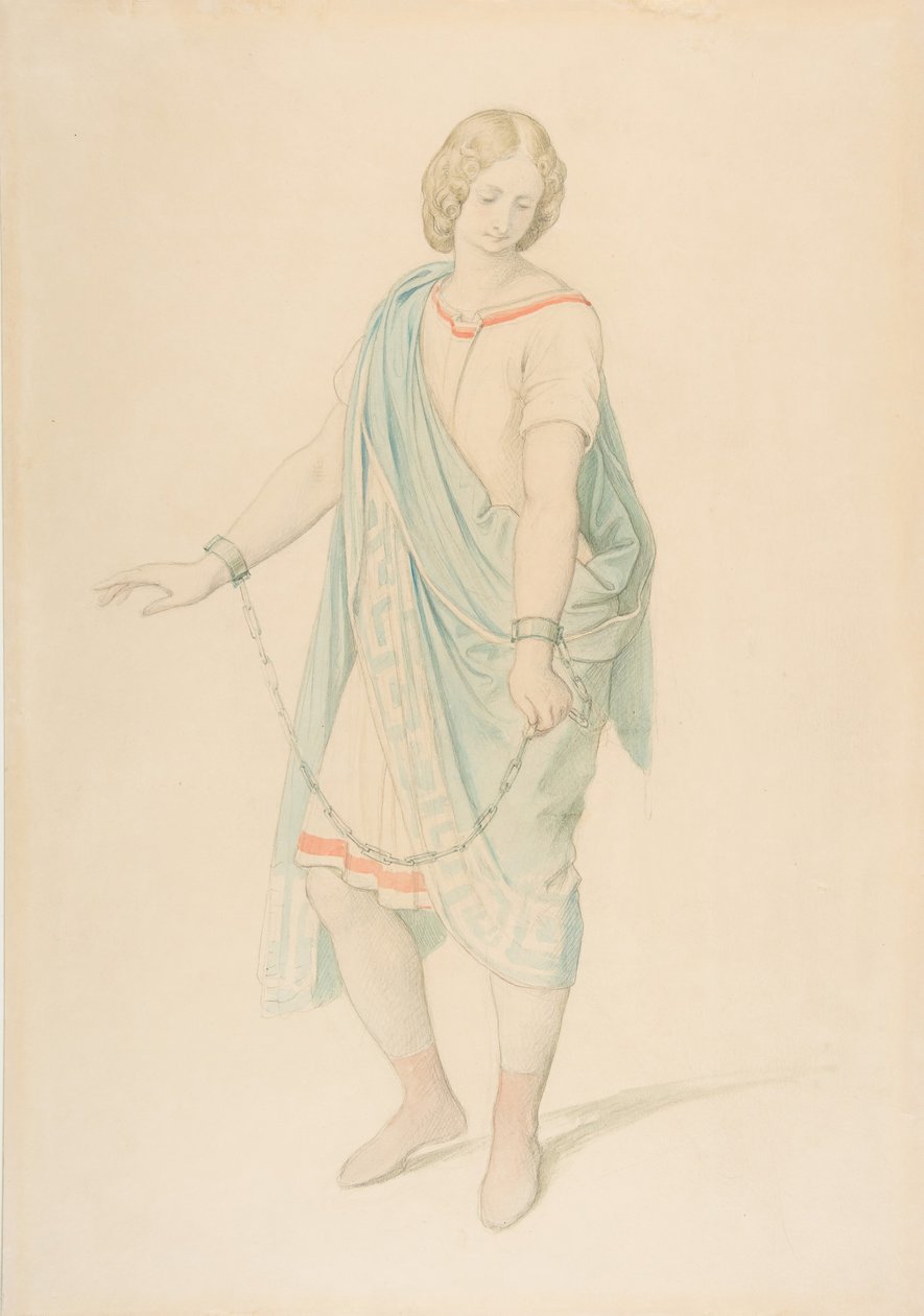 De sopraan Karoline Hetzenecker in de rol van Sesto in La Clemenza di Tito, ca. 1848 door Moritz Ludwig von Schwind