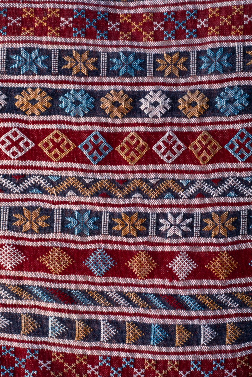 Tapijt (detail) door Moroccan School