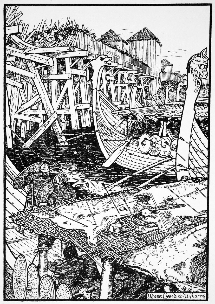De slag bij London Bridge door Morris Meredith Williams