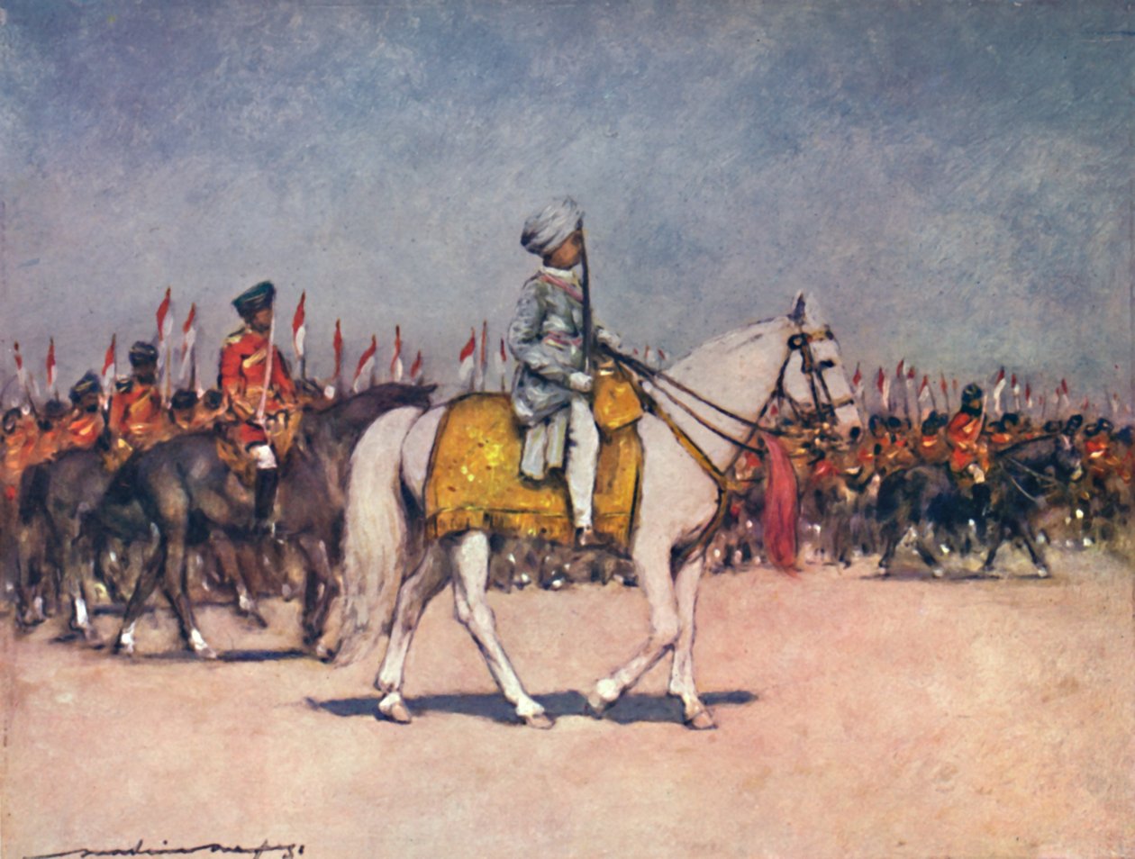 Zijne Hoogheid de Maharaja van Patiala door Mortimer L Menpes