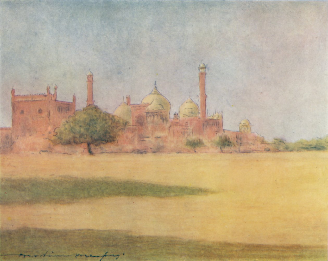 De Jumna Masjid door Mortimer Ludington Menpes