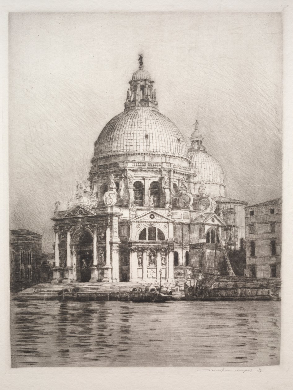Santa Maria della Salute #1 door Mortimer Menpes