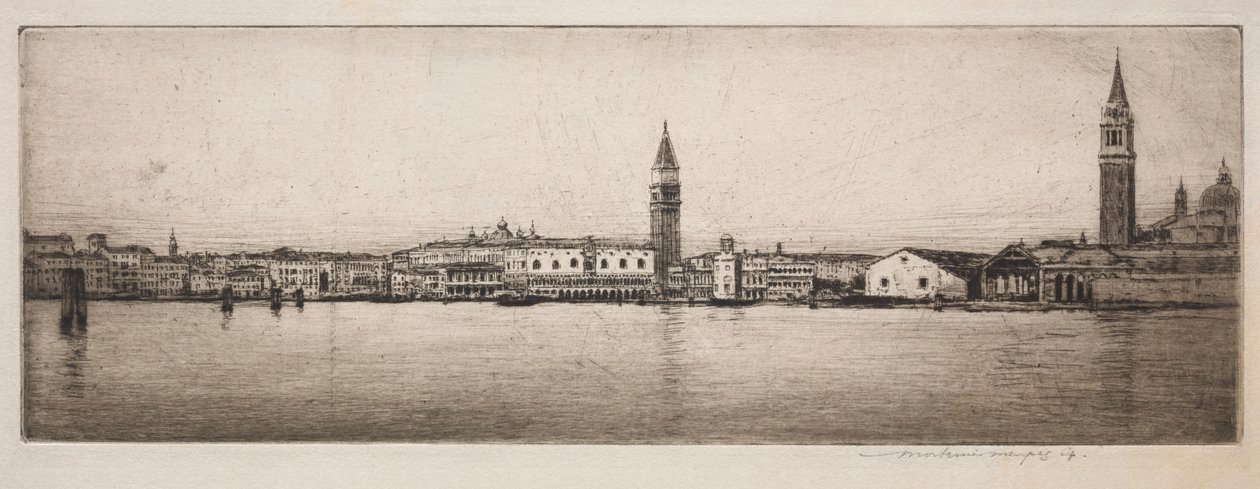 Basin van San Marco, Venetië door Mortimer Menpes