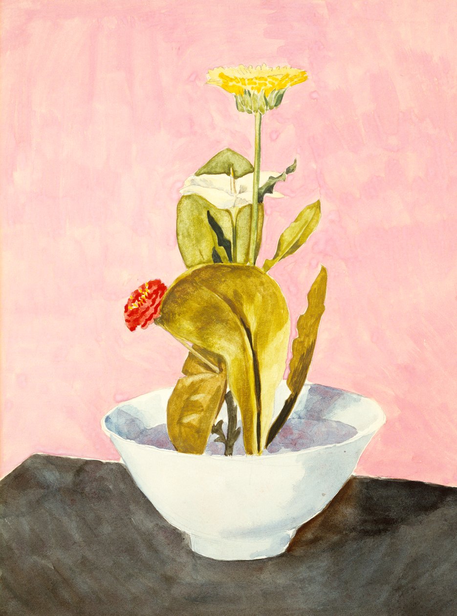 Kom met Bloemen, 1918 door Morton Livingston Schamberg