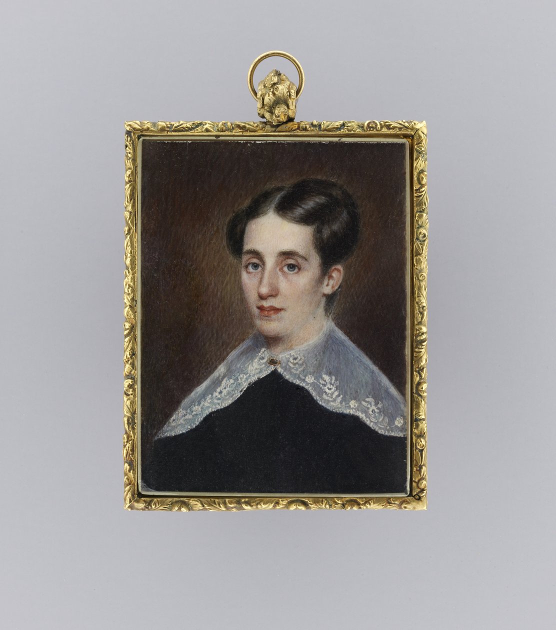 Portret van een vrouw door Moses B. Russell