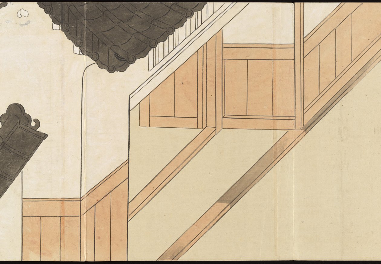 Illustraties van Uji theeproductie door Motonari Sait?