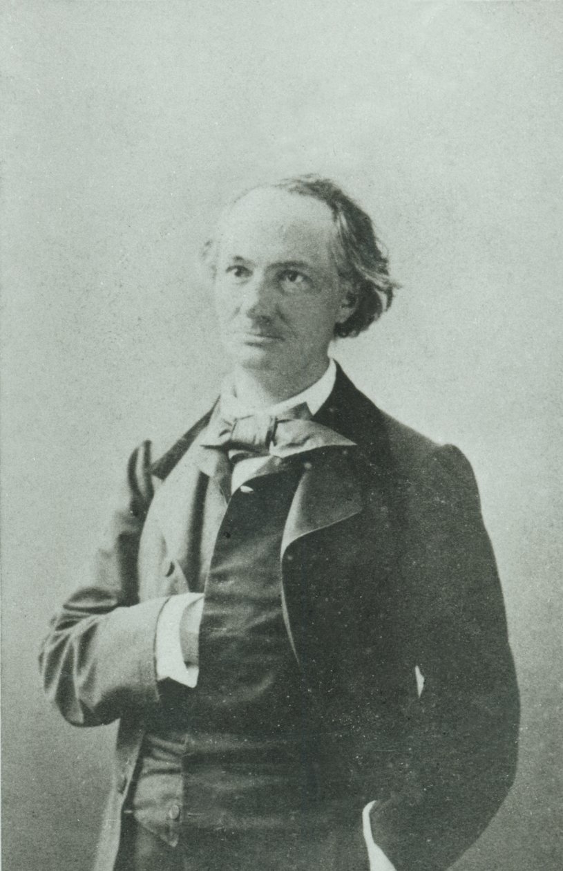 Charles Baudelaire (1821-67) door Nadar