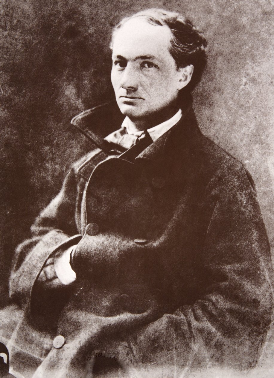 Charles Baudelaire, 1855 door Nadar