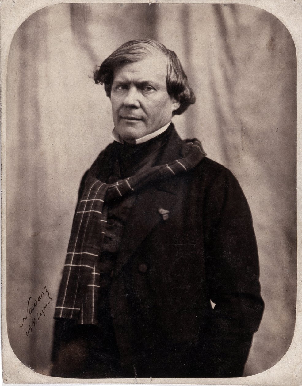 Portret van Paul Lacroix alias P.L. Jacob bibliothecaris (1806-1884) door Nadar