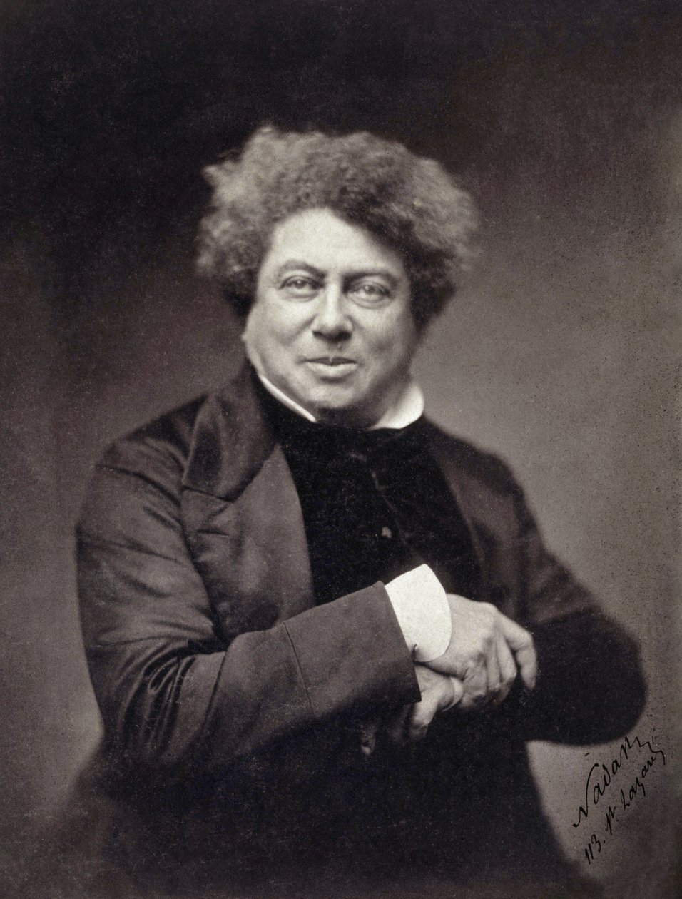 Alexander Dumas père (1802-1870) door Nadar