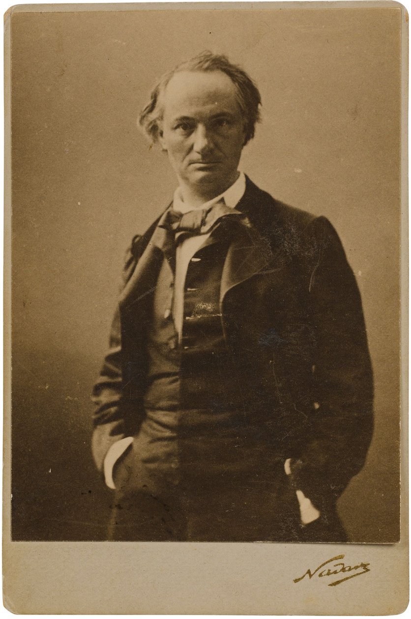 Charles Baudelaire 1821-1867 door Nadar