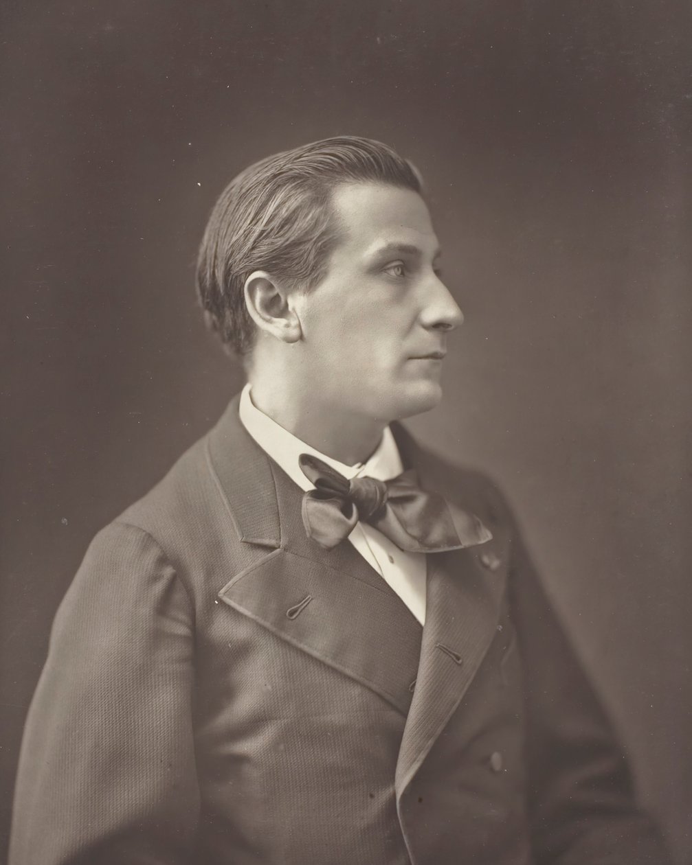 François Coppée Franse dichter en romanschrijver, 1842-1908, ca. 1876 door Nadar