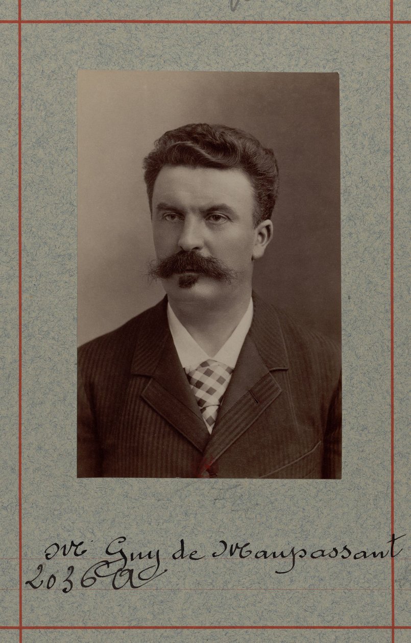 Guy de Maupassant - foto door Nadar door Nadar