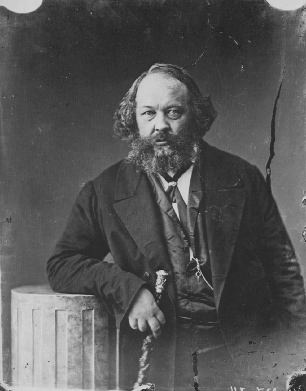 Mikhail Bakunin, Russische revolutionair en theoreticus van het anarchisme door Nadar