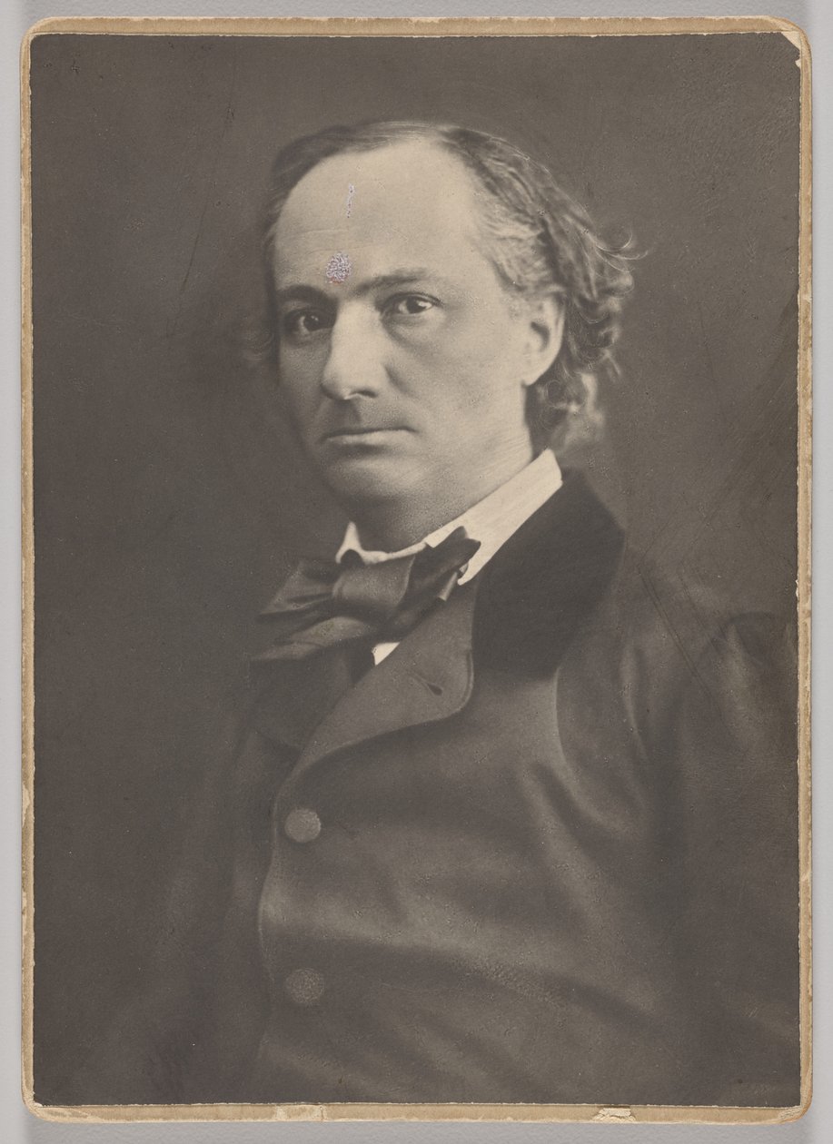 Portret van Baudelaire door Nadar
