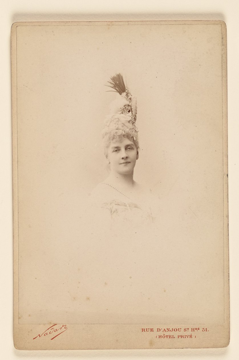 [Gravin Hélène de Pourtalès]. door Nadar [Gaspard Félix Tournachon]