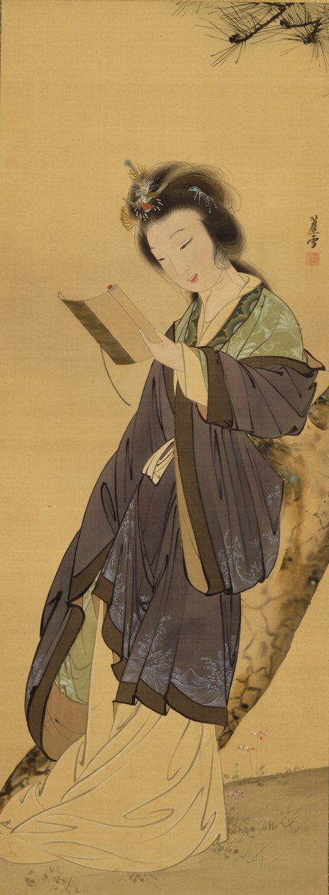 Chinese schoonheid door Nagasawa Rosetsu