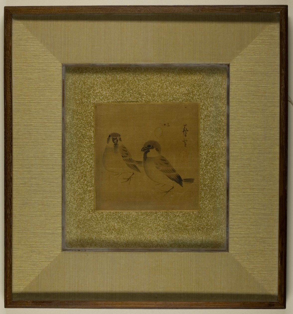 Twee mussen door Nagasawa Rosetsu