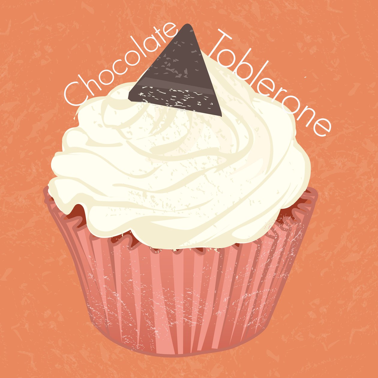 Chocolade Toblerone Cupcake, 2019 door Nancy Moniz Charalambous