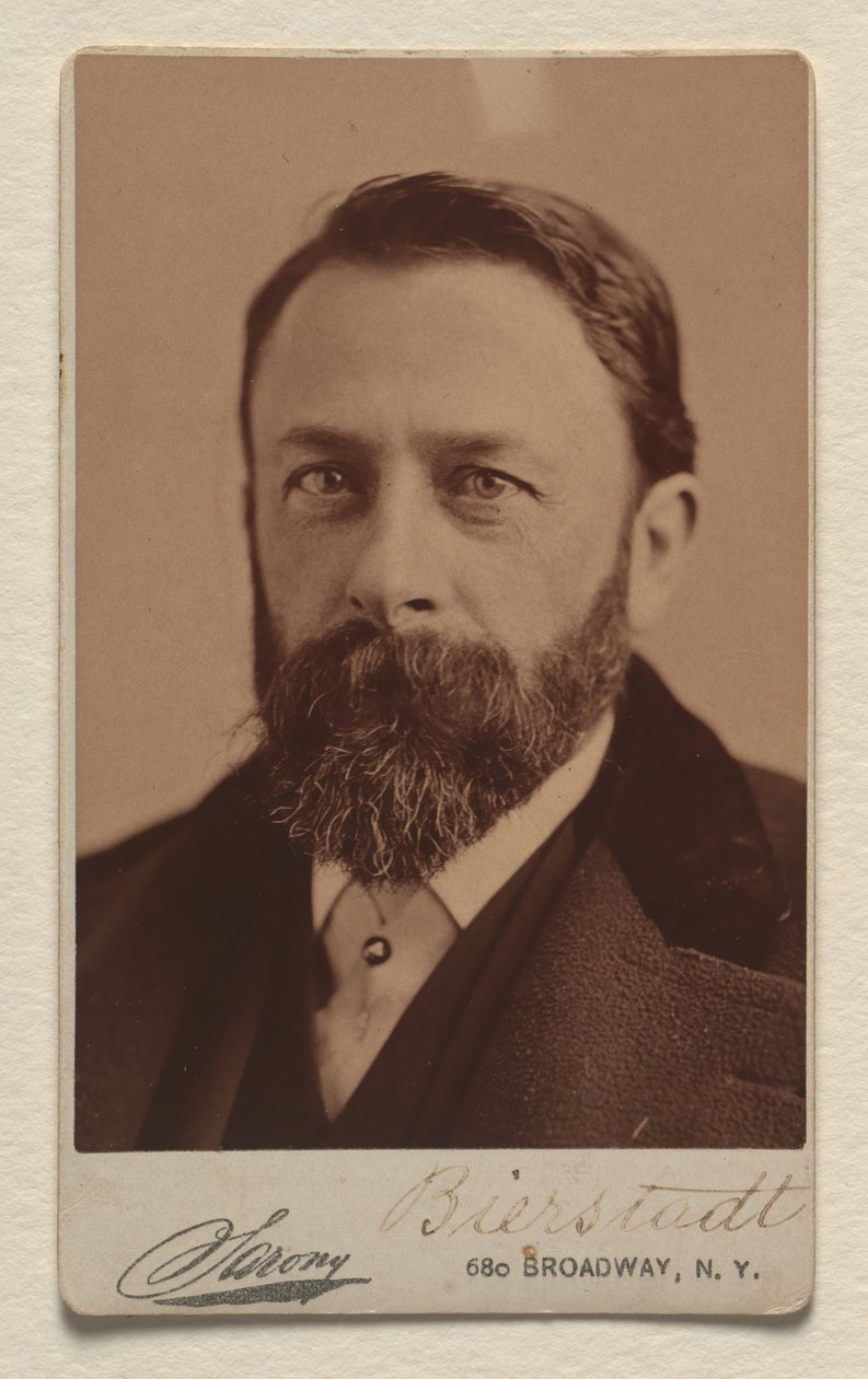 Albert Bierstadt door Napoleon Sarony