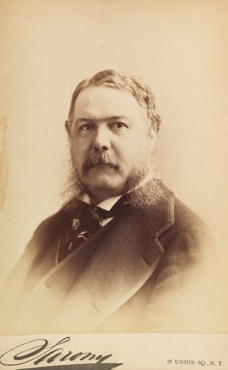 Chester Alan Arthur door Napoleon Sarony