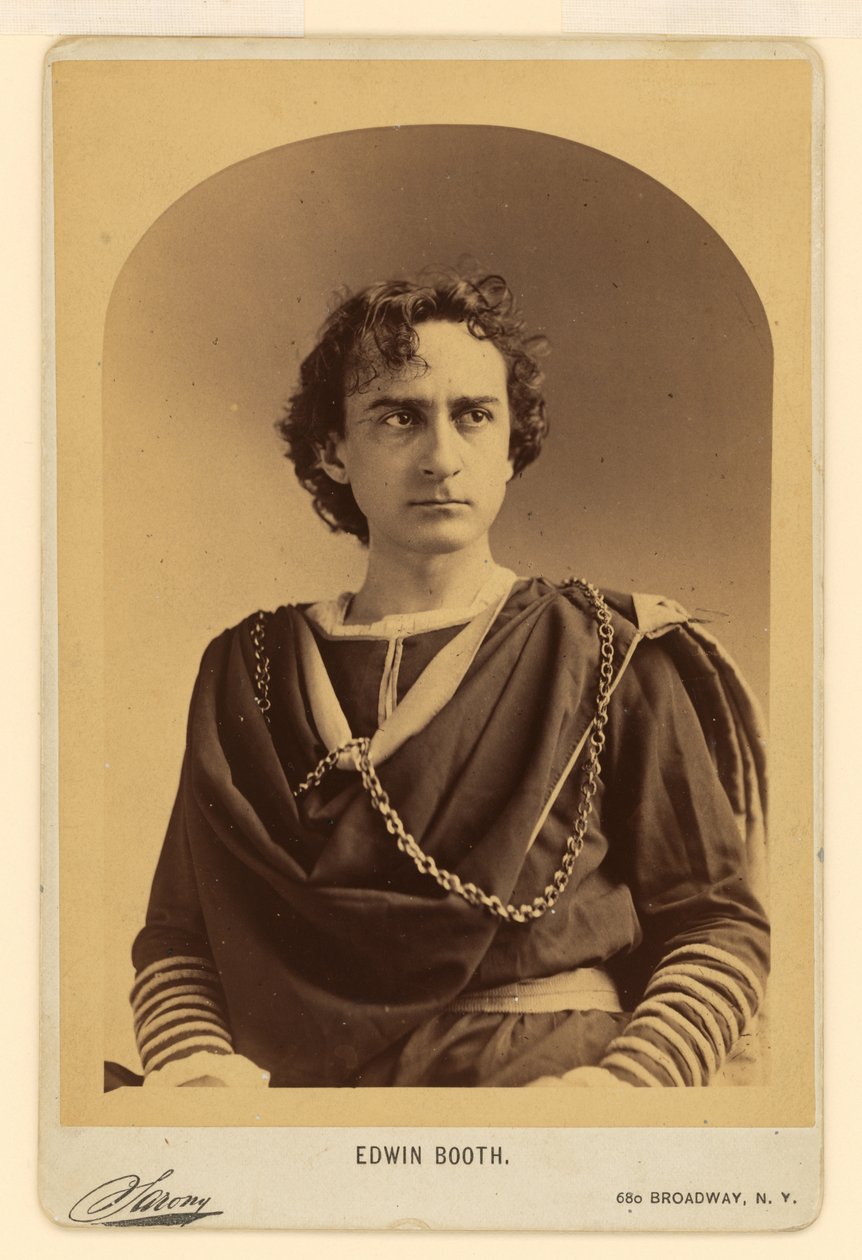 Edwin Booth door Napoleon Sarony