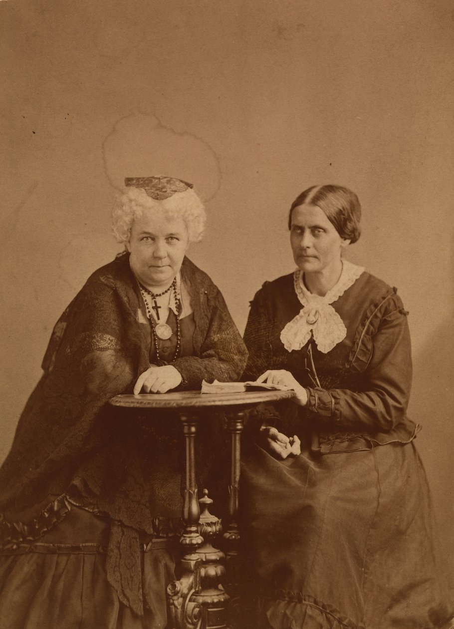 Elizabeth Cady Stanton en Susan B. Anthony door Napoleon Sarony