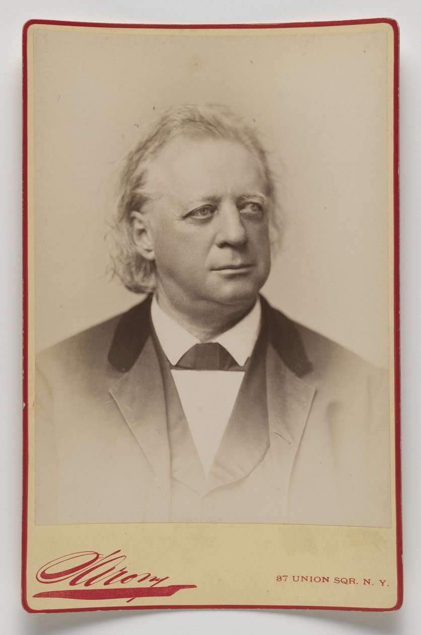 Henry Ward Beecher door Napoleon Sarony